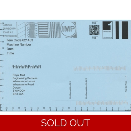 Royal Mail Engineering Test Card